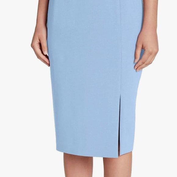 Tahari ASL Dresses & Skirts - Tahari ASL Women's Slit Front Pencil Skirt - Blue - Sz 16